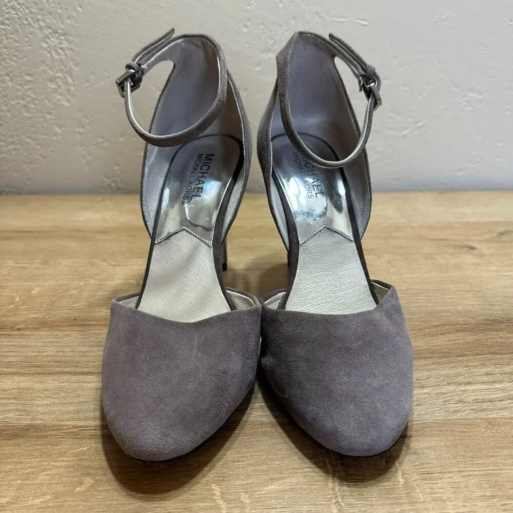 Michael Kors Georgia Suede‎ Ankle Strap Pump